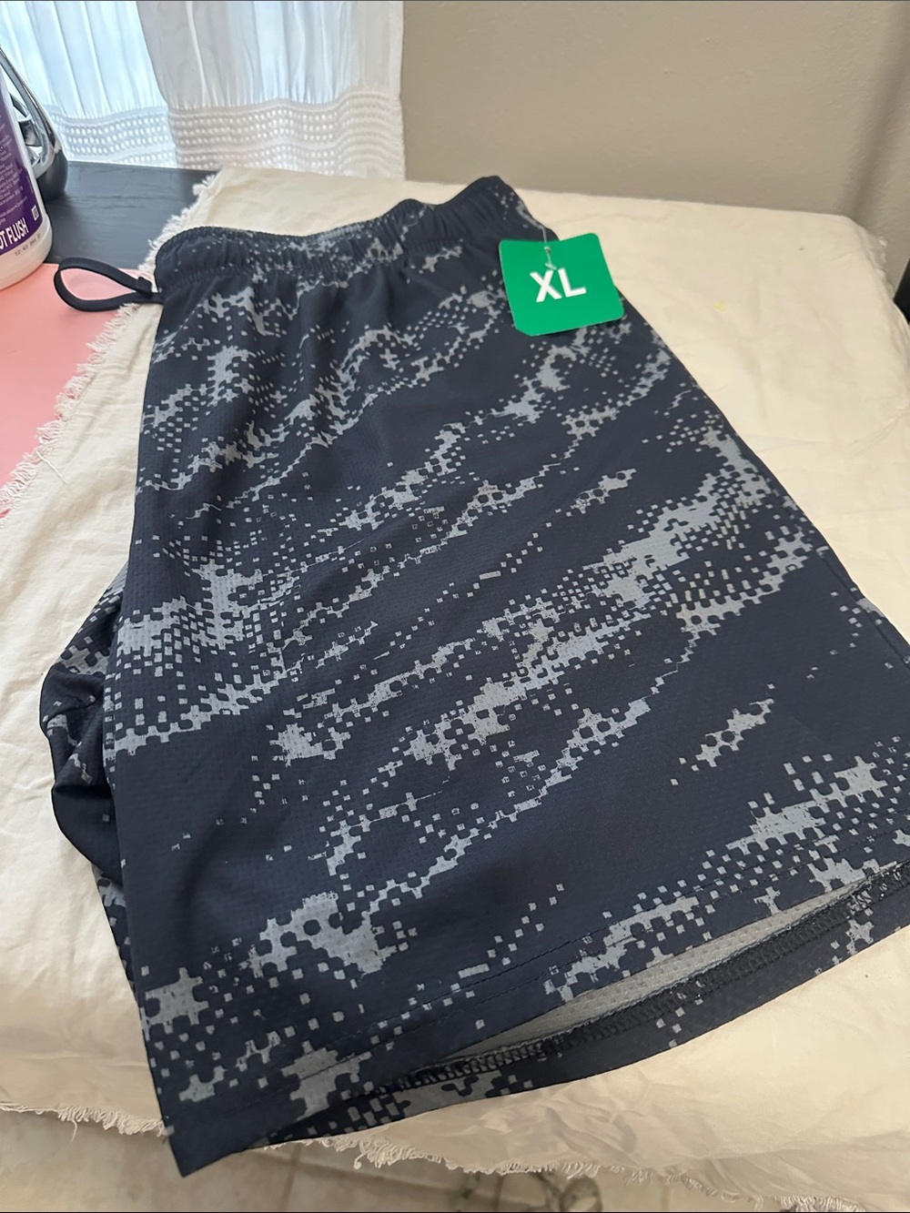 Men's Athletic Shorts in Navy and Light Gray - XL by Athletic Works NWT